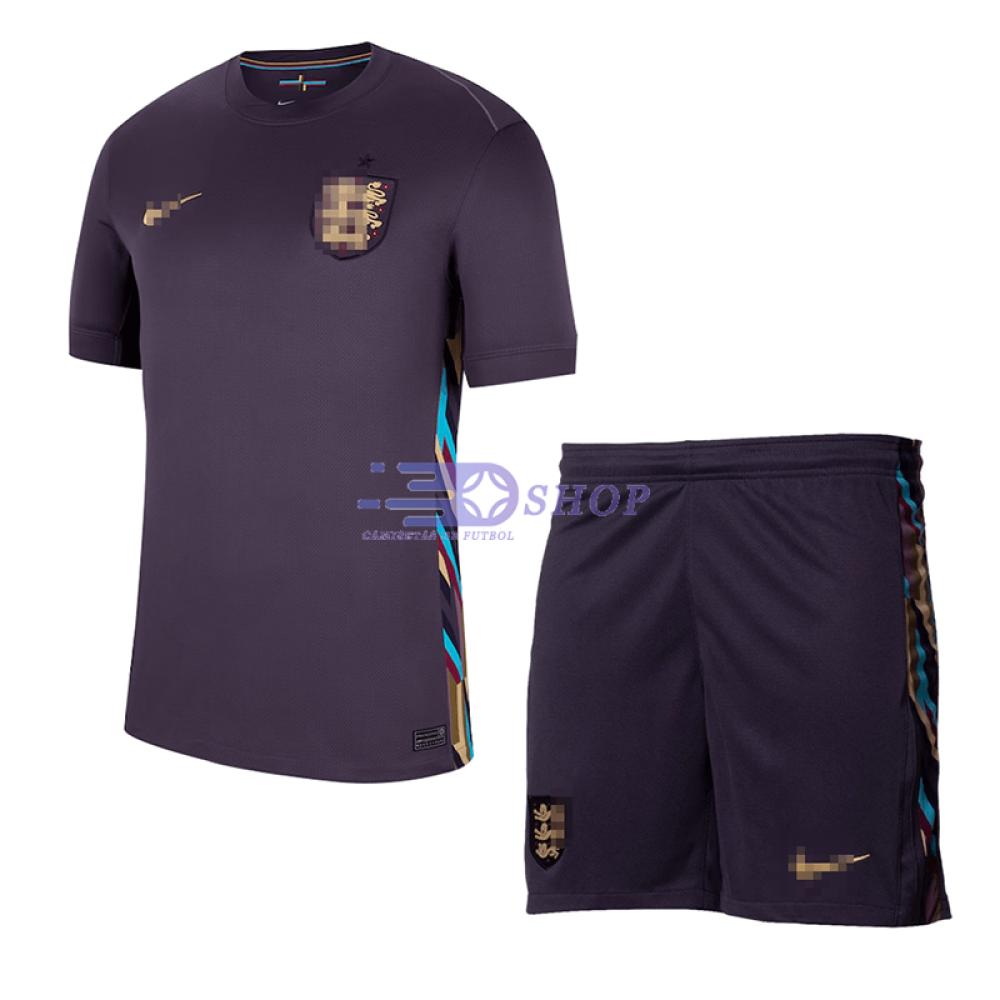 Camiseta Inglaterra 2024 2ª Equipación Niño Kit