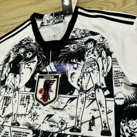Camiseta Japón 2024 Blanco/Negro Anime