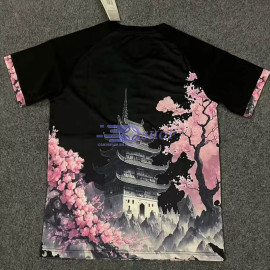 Camiseta Japón 2024 Negro/Rosa Especial Edición