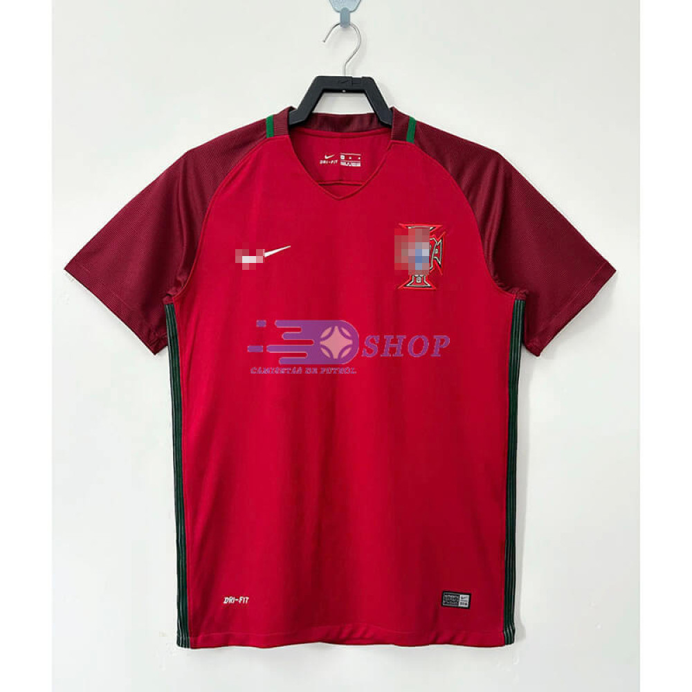 Camiseta Portugal 2016 1ª Equipación Retro