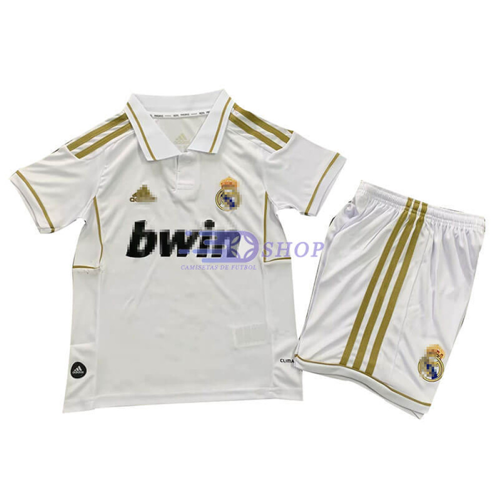 Camiseta Real Madrid 11/12 2ª Equipación Retro Niño Kit