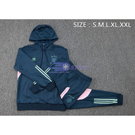 Sudadera de Entrenamiento Con Capucha Ajax de Ámsterdam Azul Marino 2023/2024 Kit