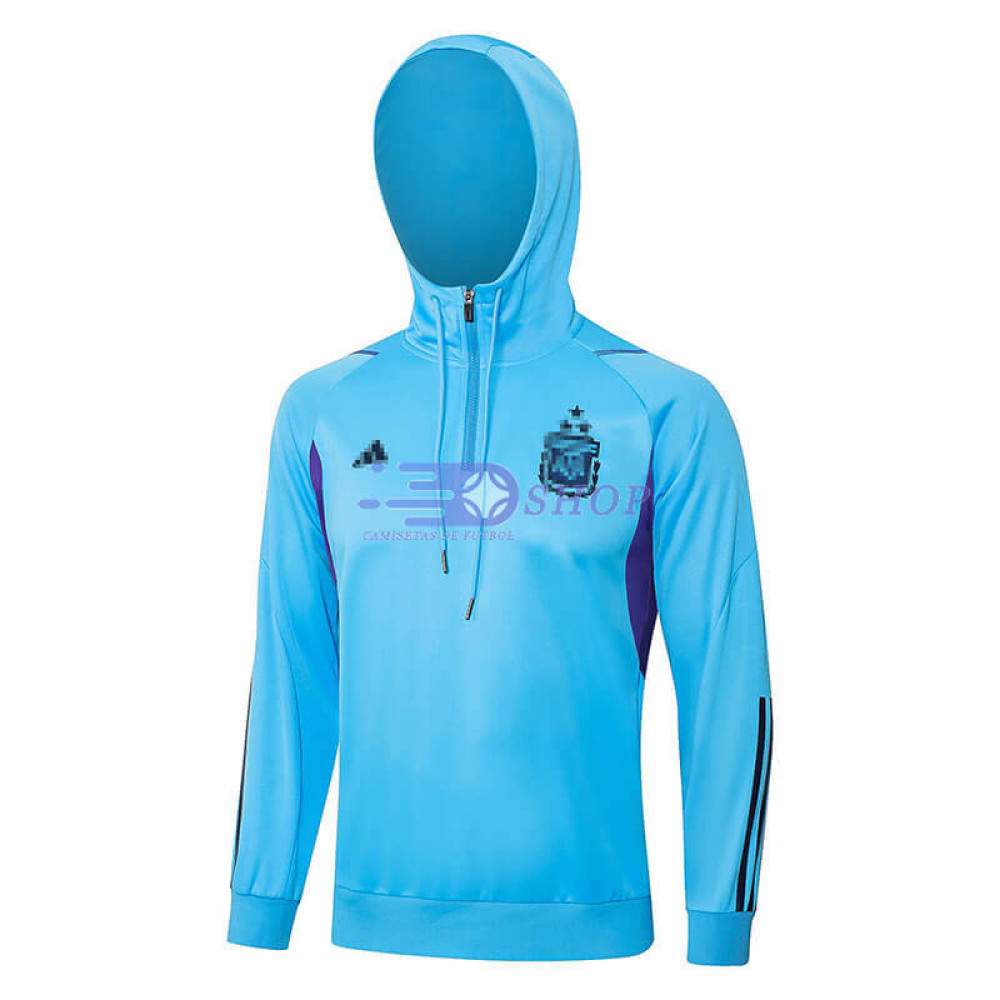 Sudadera de Entrenamiento Con Capucha Argentina Azul 2023