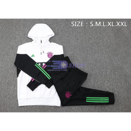 Sudadera de Entrenamiento Con Capucha Bayern Múnich Blanco 2023/2024