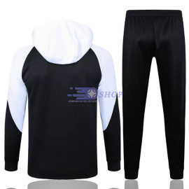 Sudadera de Entrenamiento Con Capucha Chelsea Negro/Blanco 2023/2024