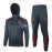 Sudadera de Entrenamiento Con Capucha Manchester City Gris 2023/2024 Kit