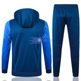 Sudadera De Entrenamiento Con Capucha Manchester United Azul 2023/2024