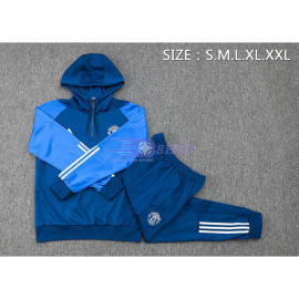 Sudadera De Entrenamiento Con Capucha Manchester United Azul 2023/2024