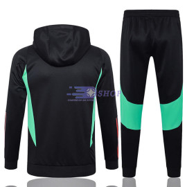 Sudadera De Entrenamiento Con Capucha Manchester United Negro 2023/2024
