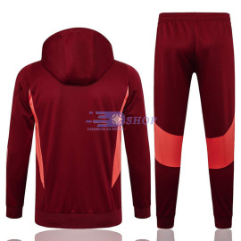 Sudadera De Entrenamiento Con Capucha Manchester United Rojo 2023/2024 Niño Kit