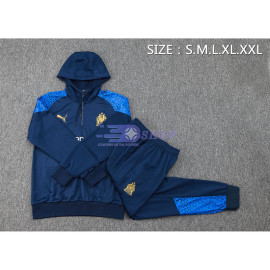 Sudadera de Entrenamiento Con Capucha Olympique Marsella Azul 2023/2024 Kit