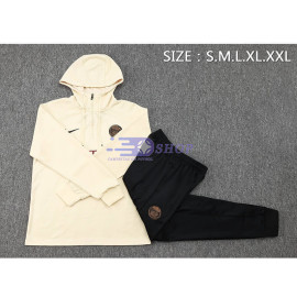 Sudadera de Entrenamiento Con Capucha PSG Beige 2023/2024 Kit