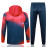 Sudadera de Entrenamiento Con Capucha PSG Rojo/Azul 2023/2024 Kit