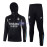 Sudadera de Entrenamiento Con Capucha Real Madrid Negro 2023/2024 Kit