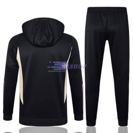 Sudadera de Entrenamiento Con Capucha Real Madrid Negro 2023/2024