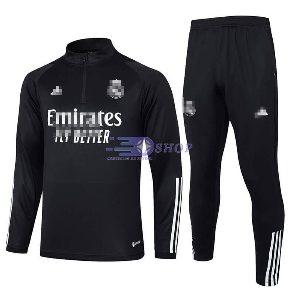 Sudadera de Entrenamiento Real Madrid Negro 2023/2024 Kit