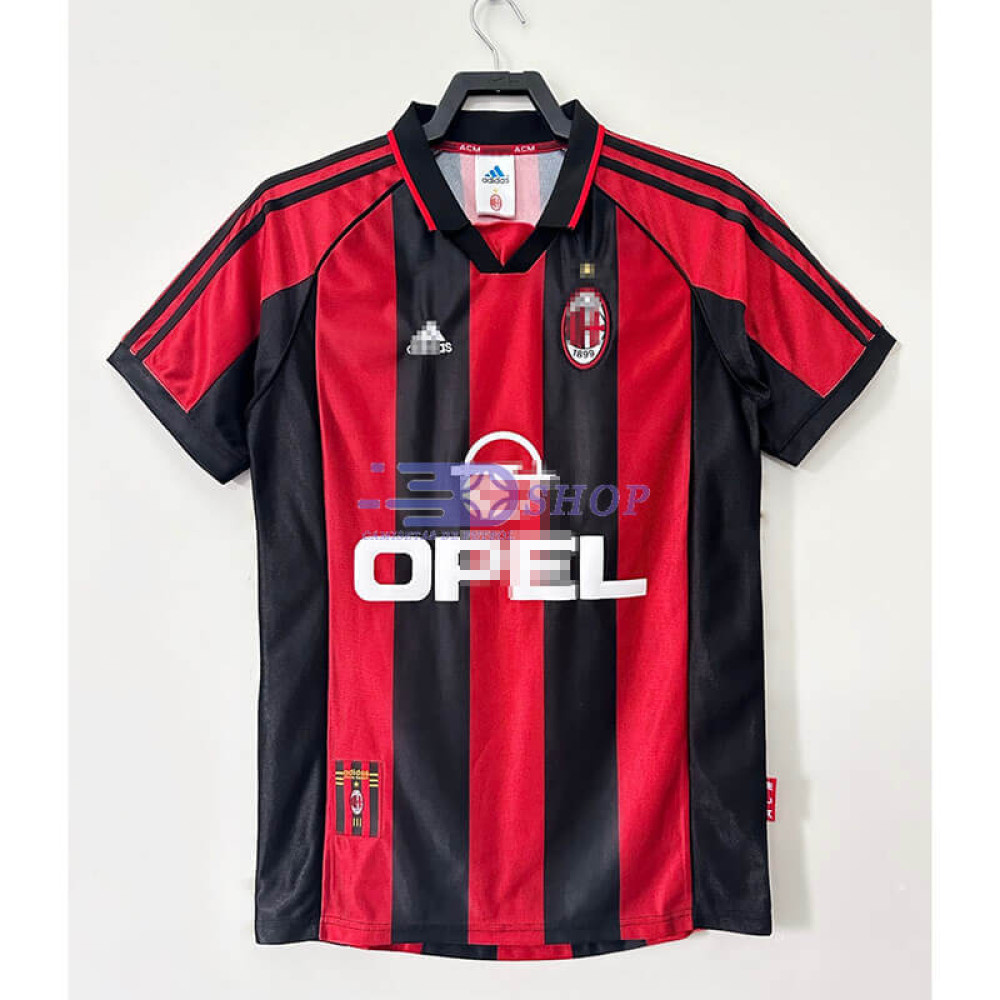 Camiseta AC Milan 1998/99 1ª Equipación Retro