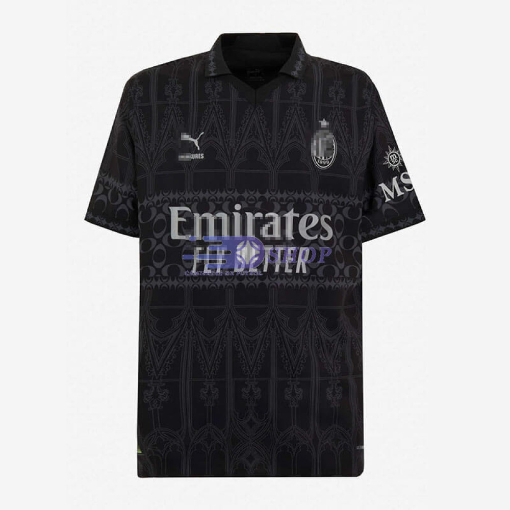 Camiseta AC Milan 2023/2024 4ª Equipación Negro