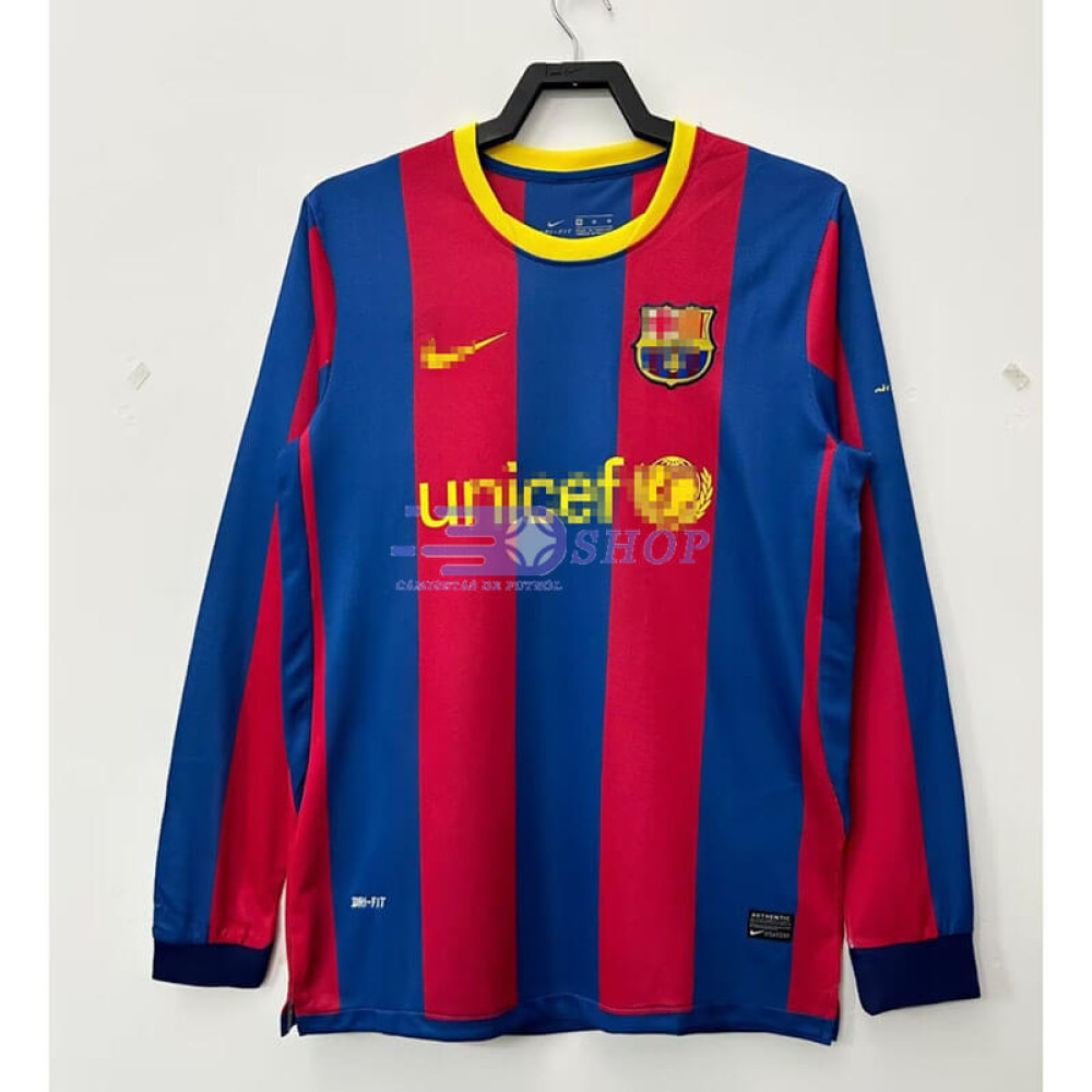 Camiseta Barcelona 2010/11 1ª Equipación Retro ML