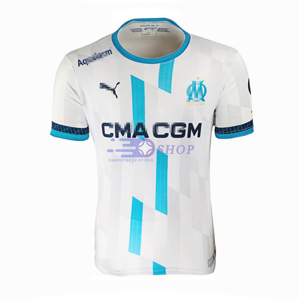 Camiseta Olympique Marsella Blanco/Gris 2024/2025