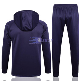 Chaqueta Con Capucha PSG Morado Oscuro 2024/2025