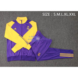 Chaqueta Real Madrid Morado/Amarillo 2024/2025