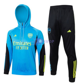 Sudadera de Entrenamiento Con Capucha Arsenal Azul/Negro 2024/2025