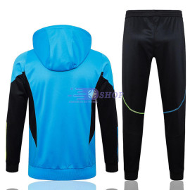 Sudadera de Entrenamiento Con Capucha Arsenal Azul/Negro 2024/2025