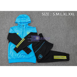 Sudadera de Entrenamiento Con Capucha Arsenal Azul/Negro 2024/2025