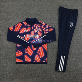Sudadera De Entrenamiento Juventus Azul Marino/Rojo 2024/2025 Kit