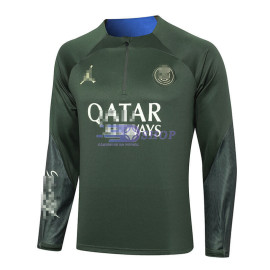 Sudadera De Entrenamiento PSG Verde Oscuro 2024/2025