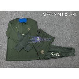 Sudadera De Entrenamiento PSG Verde Oscuro 2024/2025