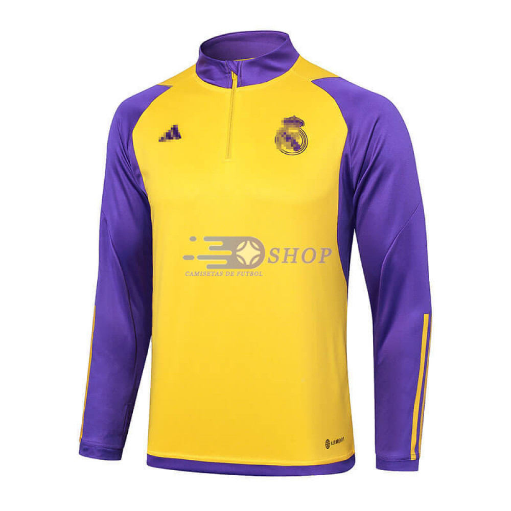 Sudadera De Entrenamiento Real Madrid Amarillo/Morado 2024/2025