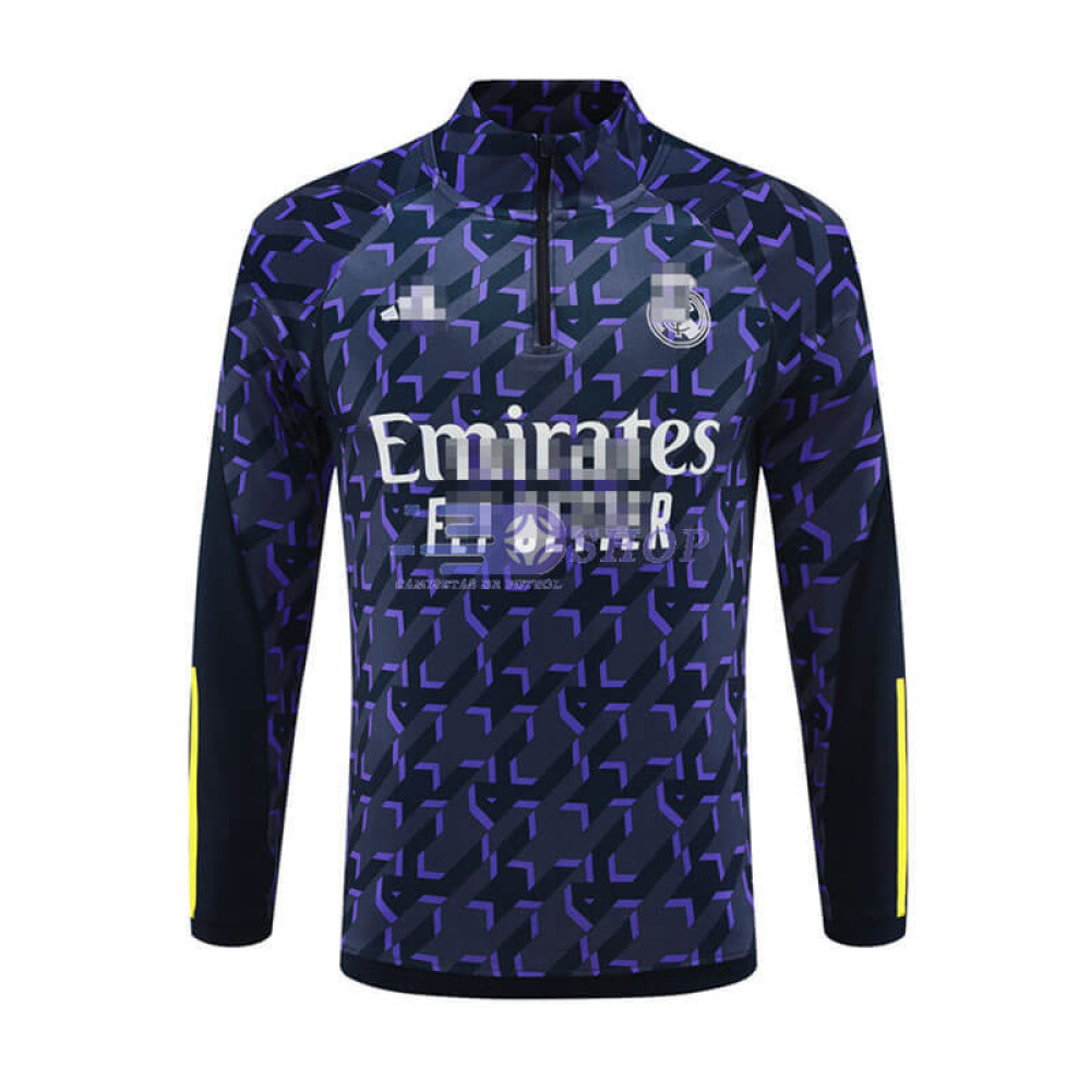 Sudadera De Entrenamiento Real Madrid Azul Marino/Morado 2024/2025