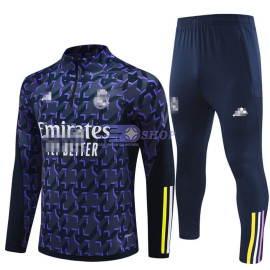 Sudadera De Entrenamiento Real Madrid Azul Marino/Morado 2024/2025