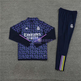 Sudadera De Entrenamiento Real Madrid Azul Marino/Morado 2024/2025