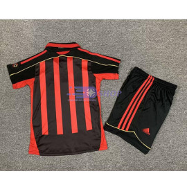 Camiseta AC Milan 06/07 1ª Equipación Retro Niño Kit