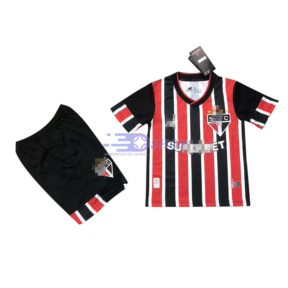 Camiseta São Paulo 2024/2025 2ª Equipación Niño Kit