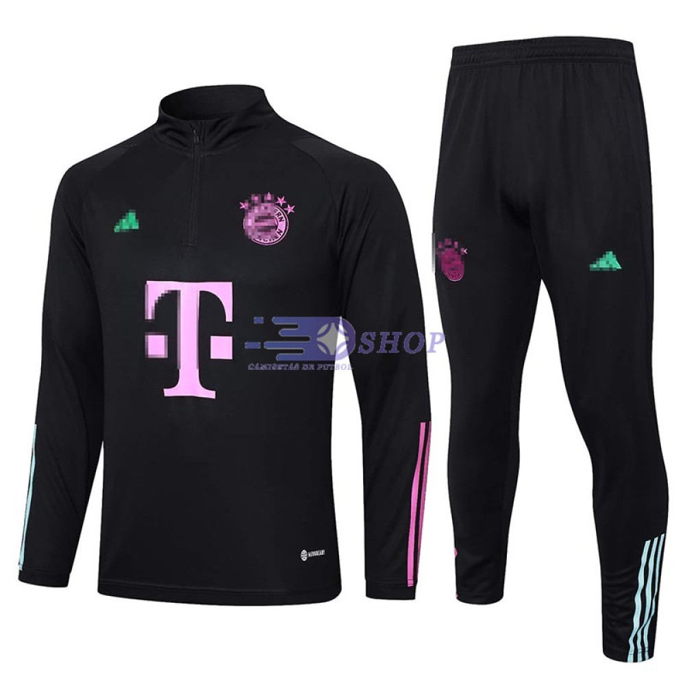 Sudadera de Entrenamiento Bayern Múnich Negro 2023/2024 Kit