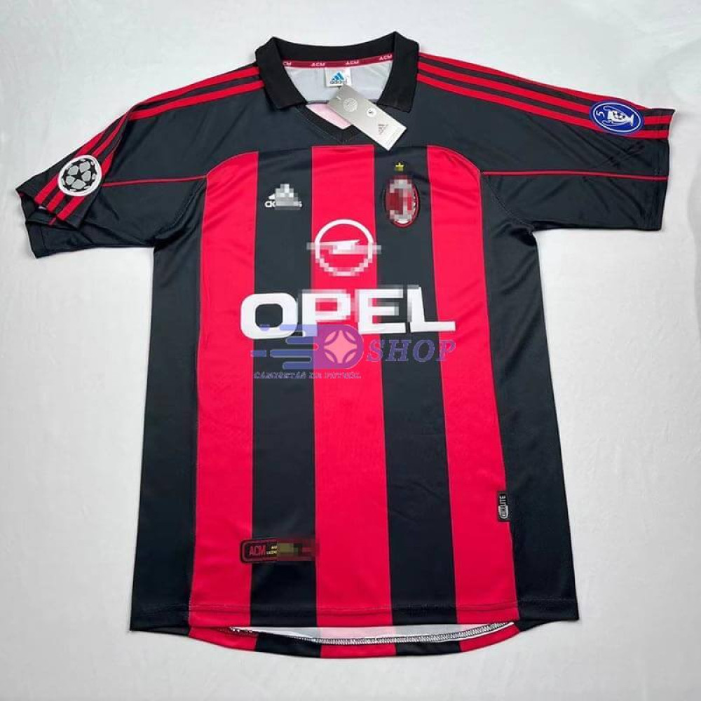 Camiseta AC Milan 2000/01 1ª Equipación Retro