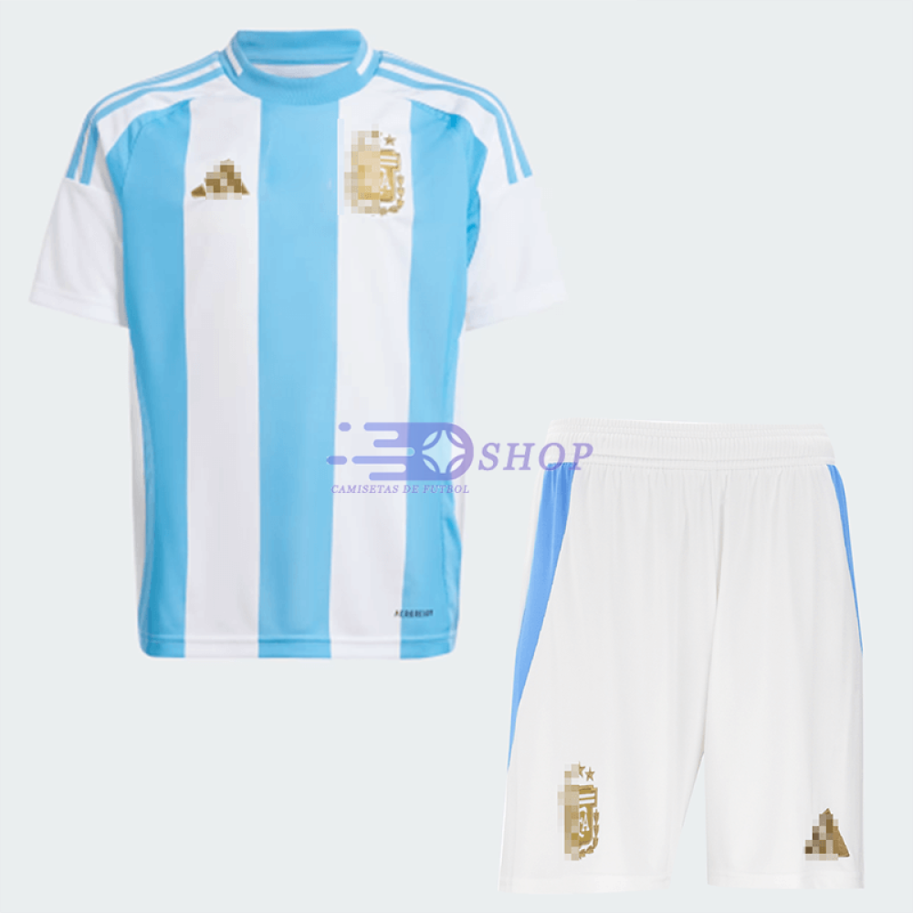 Camiseta Argentina 2024 1ª Equipación Niño Kit