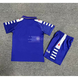 Camiseta Fiorentina 1998 1ª Equipación Retro Niño Kit