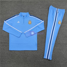Sudadera de Entrenamiento Argentina Azul Claro 2024 Kit