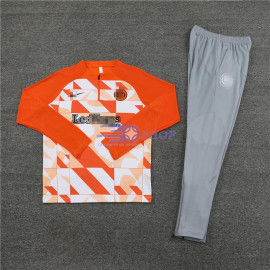Sudadera de Entrenamiento Inter de Milán Naranja/Blanco 2024/2025