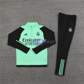 Sudadera de Entrenamiento Real Madrid Verde/Negro 2024/2025 Kit