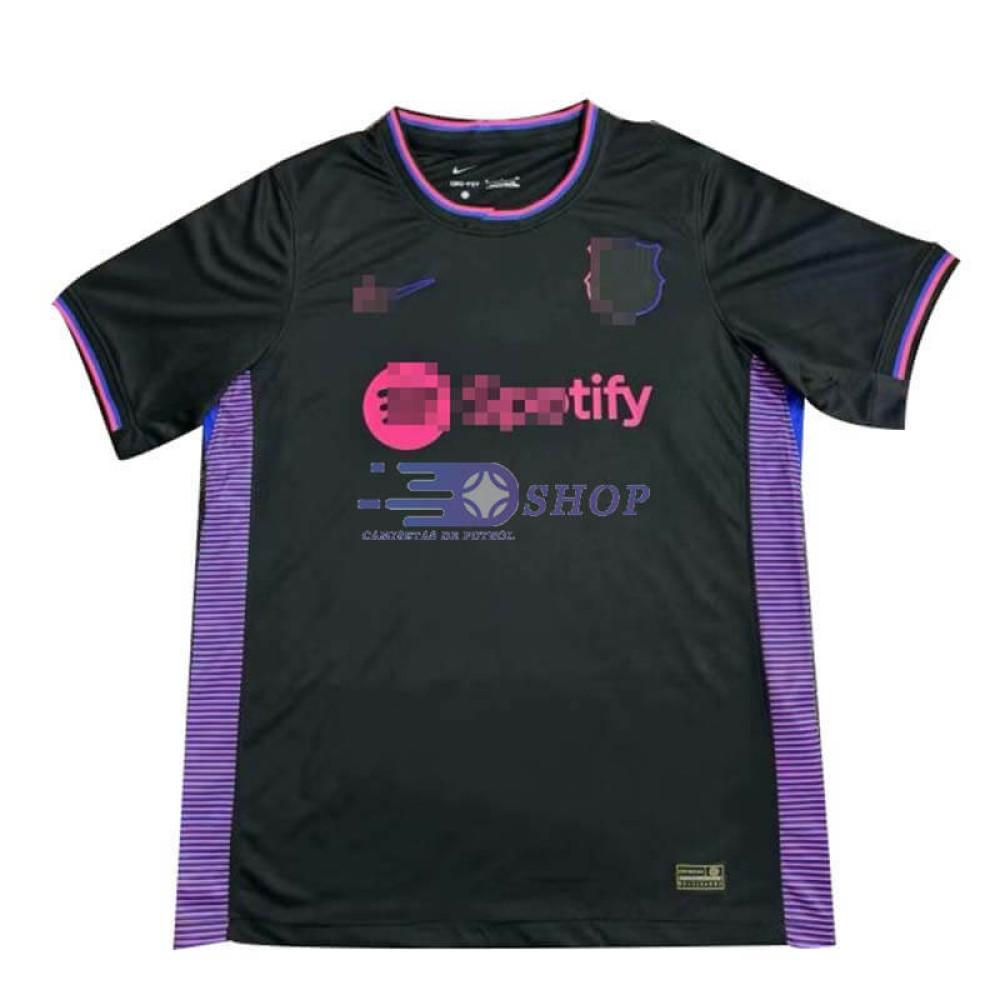 Camiseta Barcelona Negro/Morado 2024/2025