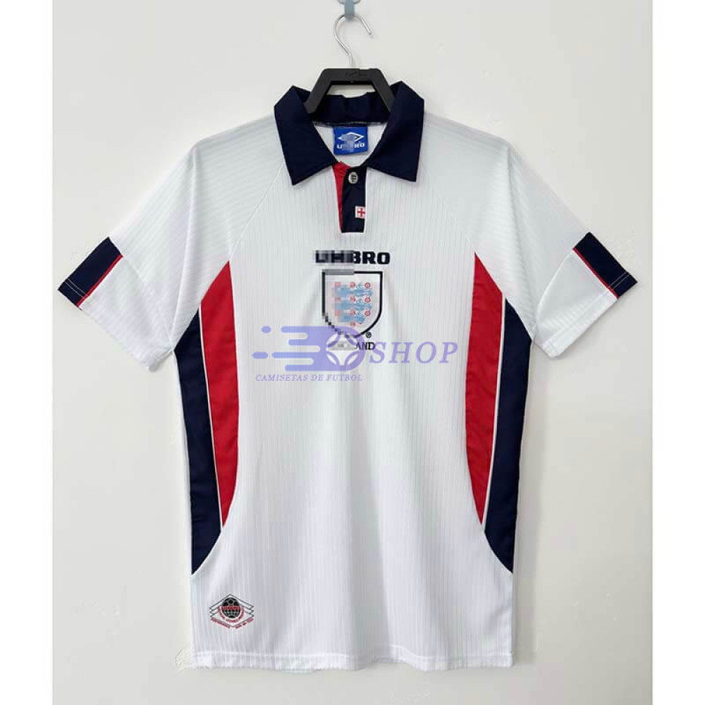 Camiseta Inglaterra 1998 1ª Equipación Retro