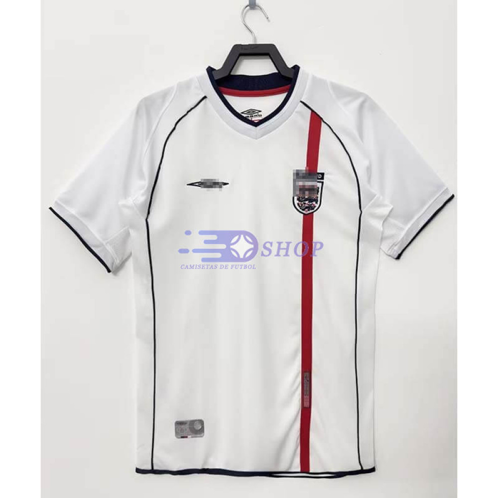 Camiseta Inglaterra 2002 1ª Equipación Retro