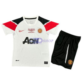 Camiseta Manchester United 10/11 2ª Equipación Retro Niño Kit