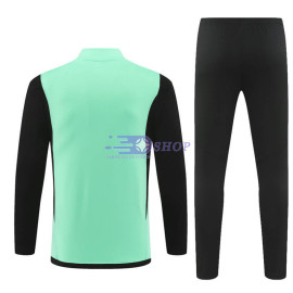 Sudadera de Entrenamiento Real Madrid 2024/2025 Verde/Negro Niño Kit